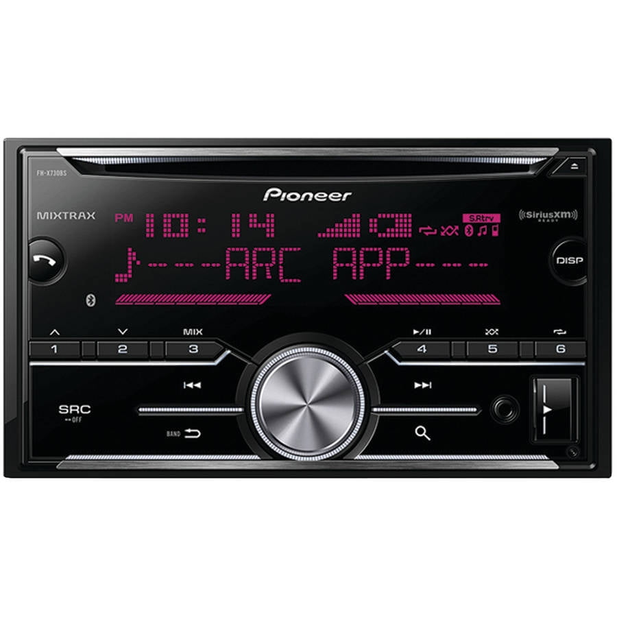 pioneer fh x730bs double din in dash cd receiver with mixtraxpioneer fh x730bs double din in dash cd receiver with mixtrax, bluetooth and siriusxm ready walmart com